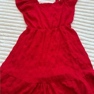 Charming Red Kids Dress